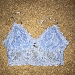Light Blue Lace Bralette